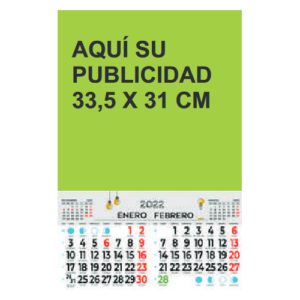 calendario 33x31 22