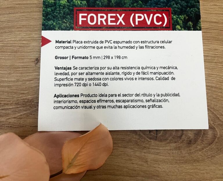 forex pvc rigido